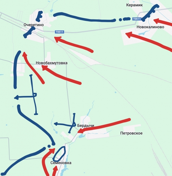 Основные БД развернулись на Артёмовском, Авдеевском и Марьнском направлениях