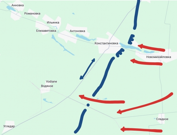 Основные БД развернулись на Артёмовском, Авдеевском и Марьнском направлениях