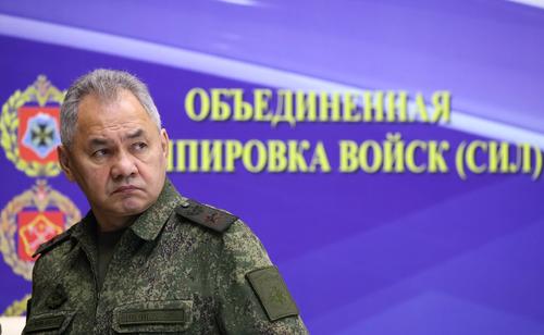 Министр обороны Шойгу провел совещание в штабе Объединенной группировки войск Министр обороны Шойгу провел совещание в штабе Объединенной группировки войск
