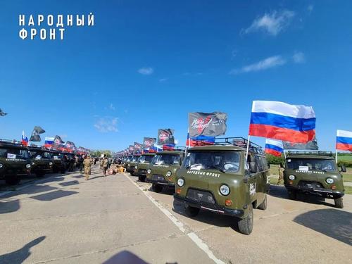 К 9 Мая Народный фронт передал участникам СВО автомобили, приобретенные Минпромторгом России К 9 Мая Народный фронт передал участникам СВО автомобили, приобретенные Минпромторгом России