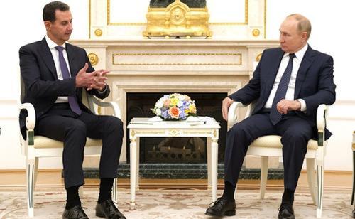 Путин встретился с Асадом в Кремле Путин встретился с Асадом в Кремле