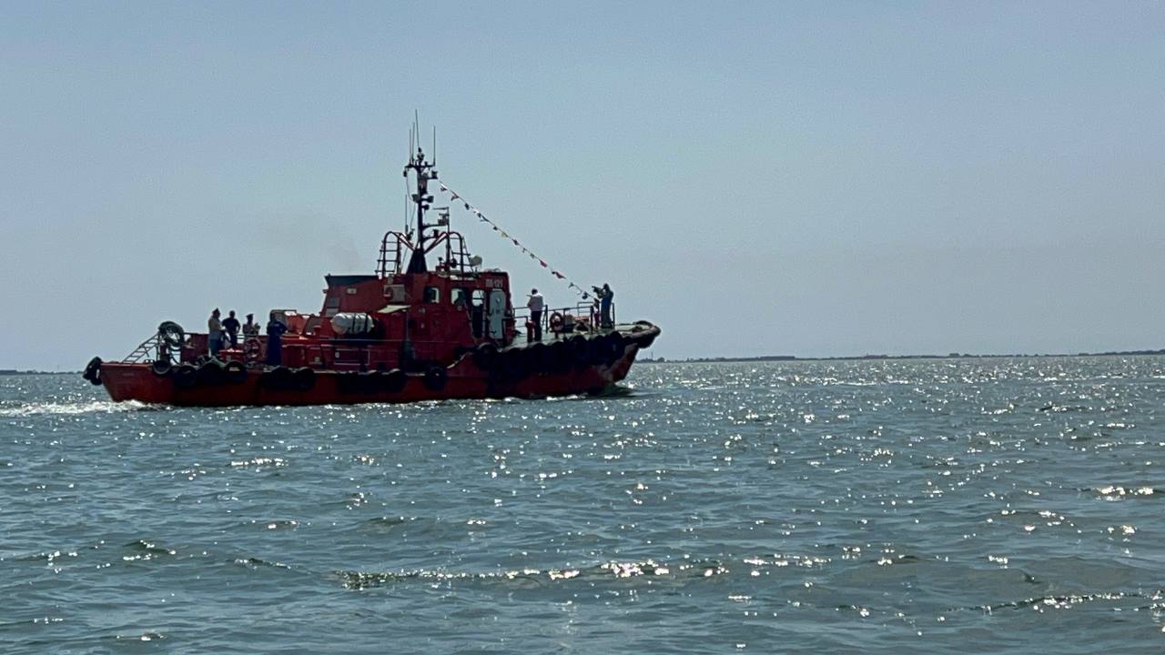 В День ВМФ прошел памятный поход по Бердянскому заливу Азовского моря