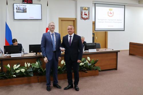 В Нижнем Новгороде новым председателем Гордумы избрали Евгения Чинцова