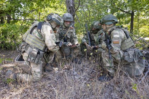 Росгвардейцы проводят разведывательно-поисковые мероприятия в ДНР