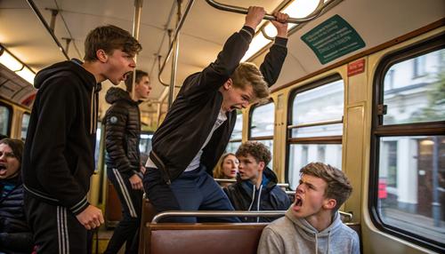 Драка в общественном транспорте Драка в общественном транспорте
