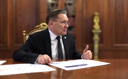 Глава Росатома Лихачев на ВДНХ проводит встречу с гендиректор МАГАТЭ Гросси Глава Росатома Лихачев на ВДНХ проводит встречу с гендиректор МАГАТЭ Гросси