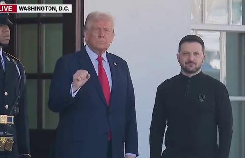 Зеленский прибыл в Белый дом на встречу с Трампом Зеленский прибыл в Белый дом на встречу с Трампом