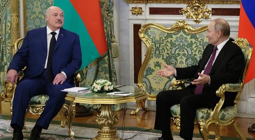 «Пул Первого»: встреча Путина и Лукашенко наедине длилась 1 час 3 минуты «Пул Первого»: встреча Путина и Лукашенко наедине длилась 1 час 3 минуты