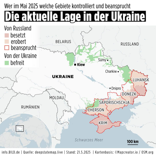 Россия расширяет контроль над освобождёнными территориями на востоке Украины Россия расширяет контроль над освобождёнными территориями на востоке Украины