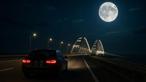 Заторы у Крымского моста